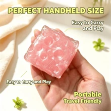 1pc-Squishy Ice Cream Cheese, Colorful Mini Cheese-Shaped Realistic Figurines, With Smooth And Soft Surfaces, Portable Desktop Handheld Accessories - Sleep Aid - Birthday Gift - Holiday Gift - Emotional Healing Toy - Multicolor - View 17