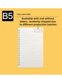 1pc/A4 Grid Loose-Leaf Notebook Refill, A5 Portable Notebook Replacement Pages, B5 Daily Record Book, Student Writing Notebook, Suitable For Loose-Leaf Refill Replacement, Office School Home Multi-Scenario Use, Back To School Supplies - Multicolor - View 13