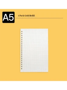 1pc/A4 Grid Loose-Leaf Notebook Refill, A5 Portable Notebook Replacement Pages, B5 Daily Record Book, Student Writing Notebook, Suitable For Loose-Leaf Refill Replacement, Office School Home Multi-Scenario Use, Back To School Supplies - Multicolor - View 10