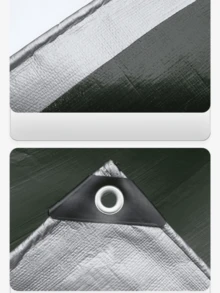 Multi-Size Heavy Duty Waterproof Tarpaulin, Polyethylene Multi-Purpose Waterproof Cover, Suitable For Outdoor Emergency Rain Protection, Patio Furniture, Roof, Camping, Car, Pool - A - View 8
