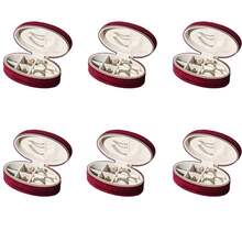 1pc Portable Travel Jewelry Storage Box, Velvet Jewelry Box, Portable Earring Storage Box, Jewelry Storage Accessories/Container, Suitable For Rings, Earrings And Other Small Jewelry, Holiday Gift, Birthday Gift, Travel Use. - Multicolor - View 19