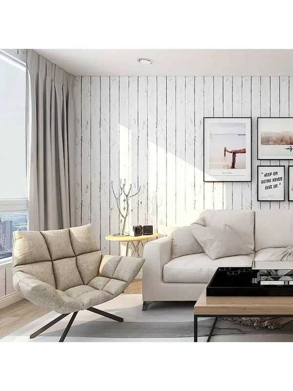 1 Roll 1m/3m/5m Glossy PVC Wallpaper, Ready To Use, Removable And Oil-Proof, Suitable For Minimalist Style Decoration, Cabinets, Dressers, Decorative Wall Stickers, Size 17.71 Inches X 397.4 Inches.