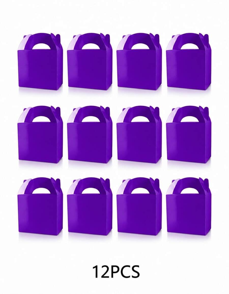 Pastry Packaging Boxes - Violet Purple - View 1
