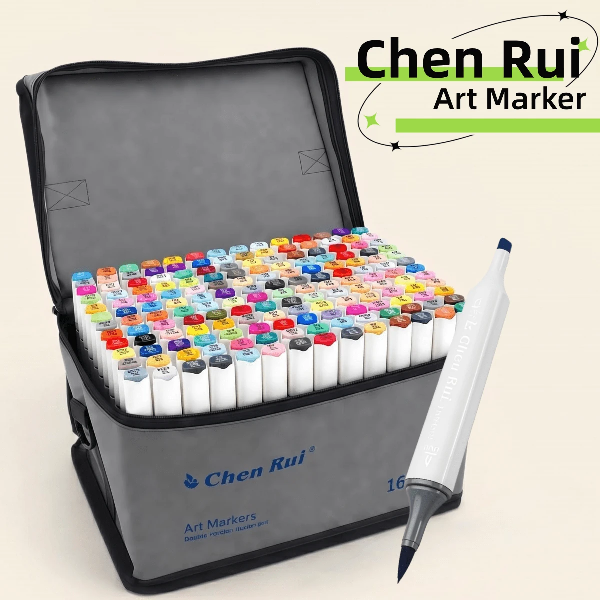 168/120/80/60/48 Colors Brush Art Marker Pens,Double Tip Brush & Chisel Suitable For Drawing And Art Creation, Sketching, And Creating Beautiful Artworks In Offices, Schools, Students, Stationery, And School Supplies,Back To School,Refillable - Multicolor Art Markers - View 1