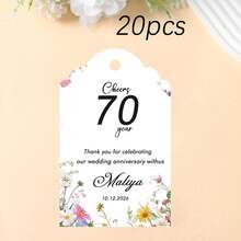 Custom Wine Bottle Tags, Custom Gift Tags, Custom Thank You Cards, Custom Clothing Tags, Custom Paper Box Tags, Custom Cardstock, Custom Thank You Cards, Custom Shaped Greeting Cards, Party, Holiday, Gathering, Restaurant, Wedding, Back To School, Confession Season - Commemorative Hang Tag - View 28