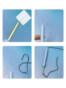 Fixed Punch Needle, Metal Needle Tip With Colorful Handle, Available In 2.5mm / 3.5mm Needle Diameter Specifications, Suitable For Different Thicknesses Of Embroidery Thread, Ideal For Punch Needle Embroidery, Tufting And Other Handmade Crafts, Practical Punch Needle Accessory - Fixed-head Colored Punch Needle - View 6