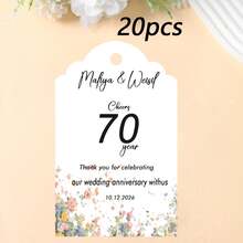 Custom Wine Bottle Tags, Custom Gift Tags, Custom Thank You Cards, Custom Clothing Tags, Custom Paper Box Tags, Custom Cardstock, Custom Thank You Cards, Custom Shaped Greeting Cards, Party, Holiday, Gathering, Restaurant, Wedding, Back To School, Confession Season - Commemorative Hang Tag - View 19