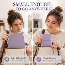 1pc M5 Loose Leaf Refill, 6 Page Formats, Planner Inserts Suitable For Loose Leaf Notebooks, Daily/Weekly Schedule Pages Fit Pocket Planners, Replacement Inserts For Journals, Time Management Memo For Students & Office, Travel Stationery - Inner Pages - View 5
