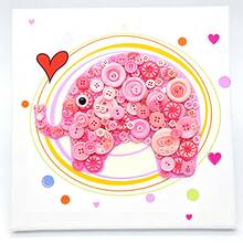 Pink 50g Round Resin Buttons - Multiple 2-Hole And 4-Hole Styles, Suitable For Sewing, Handmade Crafts And DIY Projects, Bulk Button Set, Mixed Sizes, Suitable For Handmade DIY - 50g - View 2
