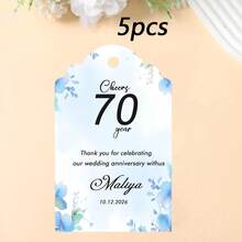 Custom Wine Bottle Tags, Custom Gift Tags, Custom Thank You Cards, Custom Clothing Tags, Custom Paper Box Tags, Custom Cardstock, Custom Thank You Cards, Custom Shaped Greeting Cards, Party, Holiday, Gathering, Restaurant, Wedding, Back To School, Confession Season - Commemorative Hang Tag - View 12