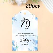 Custom Wine Bottle Tags, Custom Gift Tags, Custom Thank You Cards, Custom Clothing Tags, Custom Paper Box Tags, Custom Cardstock, Custom Thank You Cards, Custom Shaped Greeting Cards, Party, Holiday, Gathering, Restaurant, Wedding, Back To School, Confession Season - Commemorative Hang Tag - View 20