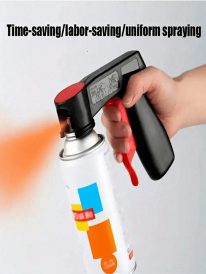 Portable Spray Can Trigger Handle, Power-Assisted Spraying Accessory, Universal, Plastic Material - Car Spraying