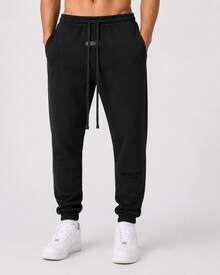 Fear Of God Essentials Sweatpant Black (SS22) Unisex - 黑色運動褲 - 查看 2