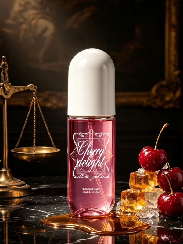 Spray désodorisant à la cerise 88 ml, parfum de cerise longue durée, désodorisant de voiture convenant pour le yoga, la maison, la chambre, le bureau, la voiture, la nouvelle voiture, les voyages, les cadeaux de mariage, les souvenirs, décoration idéale pour la Saint-Valentin, la Fête des Mères, le Nouvel An, le festival de musique, l'anniversaire, la remise des diplômes, peut soulager le stress et détendre le corps et l'esprit