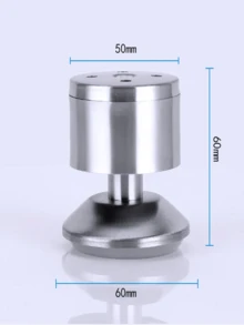 1pc Adjustable Stainless Steel 6-30cm Furniture Legs For Cabinet, Table, Sofa, Bed, Furniture Legs - Silver - View 11