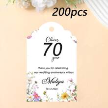 Custom Wine Bottle Tags, Custom Gift Tags, Custom Thank You Cards, Custom Clothing Tags, Custom Paper Box Tags, Custom Cardstock, Custom Thank You Cards, Custom Shaped Greeting Cards, Party, Holiday, Gathering, Restaurant, Wedding, Back To School, Confession Season - Commemorative Hang Tag - View 18