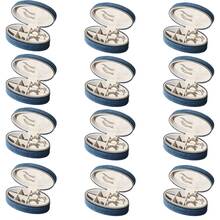 1pc Portable Travel Jewelry Storage Box, Velvet Jewelry Box, Portable Earring Storage Box, Jewelry Storage Accessories/Container, Suitable For Rings, Earrings And Other Small Jewelry, Holiday Gift, Birthday Gift, Travel Use. - Multicolor - View 24