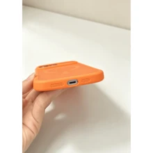 Orange Color Change Phone Case Set (Soft Back Sticker + Lens Film + Matte Texture Phone Case), Compatible With IPhone 13Pro/14Pro/15Pro/16 Pro Max, Helps Upgrade Phone To 17 Pro/17Pro Max Appearance, Full Protection, Matte Cool Texture, Phone Lens Film - Orange - View 4