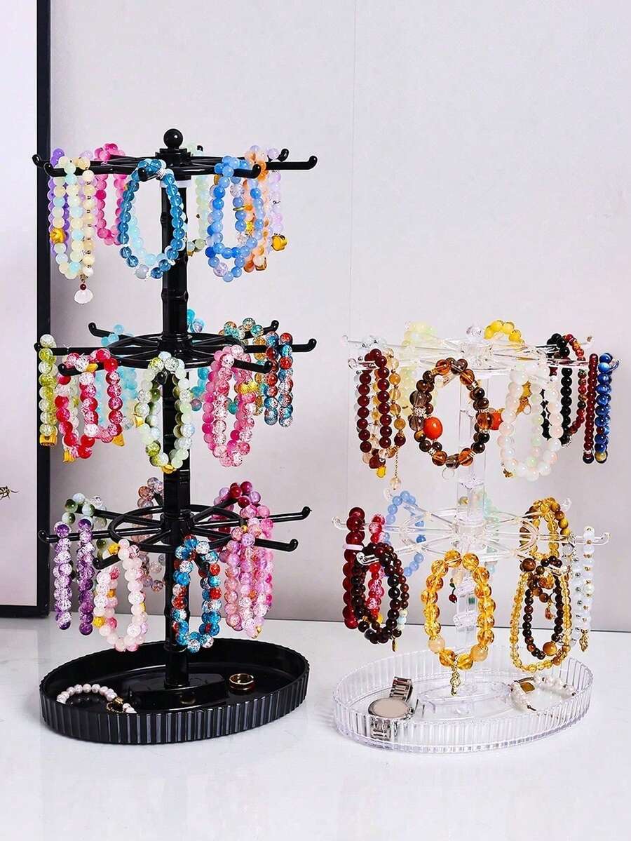 Keychain Hooks, Decorative Items, Small Pendants, Small Doll Display Stand, Handmade Beads Storage Rack, Rotating Rack, Desktop Storage Rack - Multicolor - View 1