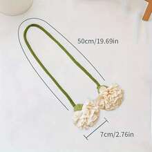 1pc Woven Curtain Tieback Rope Clip Curtain Fastener Buckle Suitable For Bedroom Living Room Home Decor - Multicolor - View 7