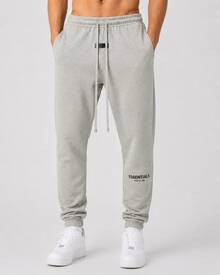Fear Of God Essentials Sweatpant Dark Oatmeal (SS22) Unisex - 深燕麥色運動褲 - 查看 2