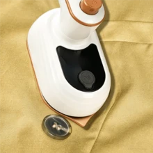 OBOVAY Portable Handheld Garment Steamer For Home And Travel, Mini Foldable Design, Dual Use For Flat Ironing And Hanging Steaming, 38W Fast Wrinkle Removal, Space-Saving, Lightweight, Fits In Suitcase, Portable Steam Iron For Dorm And Business Trips, Clothing Care Essential - Random Color - View 4