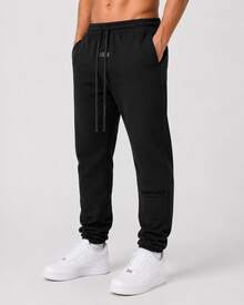 Fear Of God Essentials Sweatpant Black (SS22) Unisex - 黑色運動褲 - 查看 3