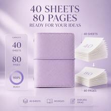 1pc M5 Loose Leaf Refill, 6 Page Formats, Planner Inserts Suitable For Loose Leaf Notebooks, Daily/Weekly Schedule Pages Fit Pocket Planners, Replacement Inserts For Journals, Time Management Memo For Students & Office, Travel Stationery - Inner Pages - View 7