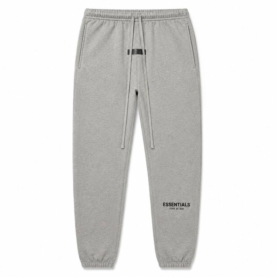 Fear Of God Essentials Sweatpant Dark Oatmeal (SS22) Unisex - 深燕麥色運動褲 - 查看 1
