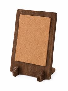 1PC Desktop Cork Message Board, Vertical Felt Board, Desktop Push Pin Note Photo Display Rack, Mini Bulletin Board, Suitable For Rural Desktop Message Boards In Bars, Bedrooms, And Living Rooms. - Multicolor - View 9