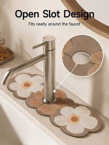 Faucet Moisture Pad, Silicone Kitchen Sink Splash Guard, Easy-To-Clean Sink Tray, Bathroom Accessories, Kitchen Decor, Home Decor, Summer Home Essentials, Great Gift For Travel/Picnic/Camping, Spring Home Supplies - Multicolor - View 4