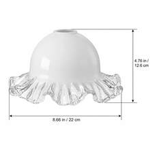 1 pieza Pantalla de lámpara de acrílico, Pantalla de lámpara con forma de flor de magnolia blanca, Adecuada para base de rosca E26/E27, Pantalla de lámpara colgante DIY, Pantalla de lámpara decorativa, Accesorio de luminaria - Semicircular - Ver 10