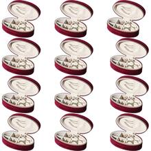 1pc Portable Travel Jewelry Storage Box, Velvet Jewelry Box, Portable Earring Storage Box, Jewelry Storage Accessories/Container, Suitable For Rings, Earrings And Other Small Jewelry, Holiday Gift, Birthday Gift, Travel Use. - Multicolor - View 18