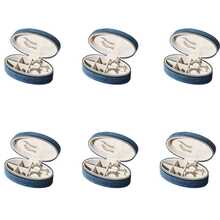 1pc Portable Travel Jewelry Storage Box, Velvet Jewelry Box, Portable Earring Storage Box, Jewelry Storage Accessories/Container, Suitable For Rings, Earrings And Other Small Jewelry, Holiday Gift, Birthday Gift, Travel Use. - Multicolor - View 23
