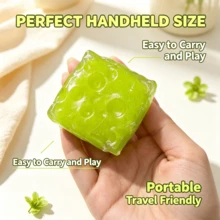 1pc-Squishy Ice Cream Cheese, Colorful Mini Cheese-Shaped Realistic Figurines, With Smooth And Soft Surfaces, Portable Desktop Handheld Accessories - Sleep Aid - Birthday Gift - Holiday Gift - Emotional Healing Toy - Multicolor - View 18