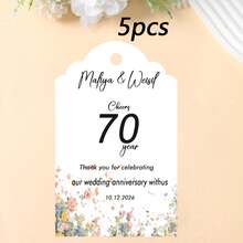 Custom Wine Bottle Tags, Custom Gift Tags, Custom Thank You Cards, Custom Clothing Tags, Custom Paper Box Tags, Custom Cardstock, Custom Thank You Cards, Custom Shaped Greeting Cards, Party, Holiday, Gathering, Restaurant, Wedding, Back To School, Confession Season - Commemorative Hang Tag - View 16