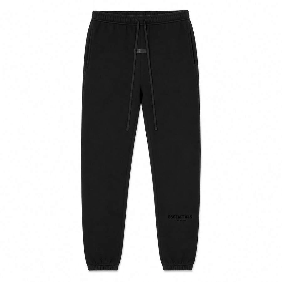 Fear Of God Essentials Sweatpant Black (SS22) Unisex - 黑色運動褲 - 查看 1