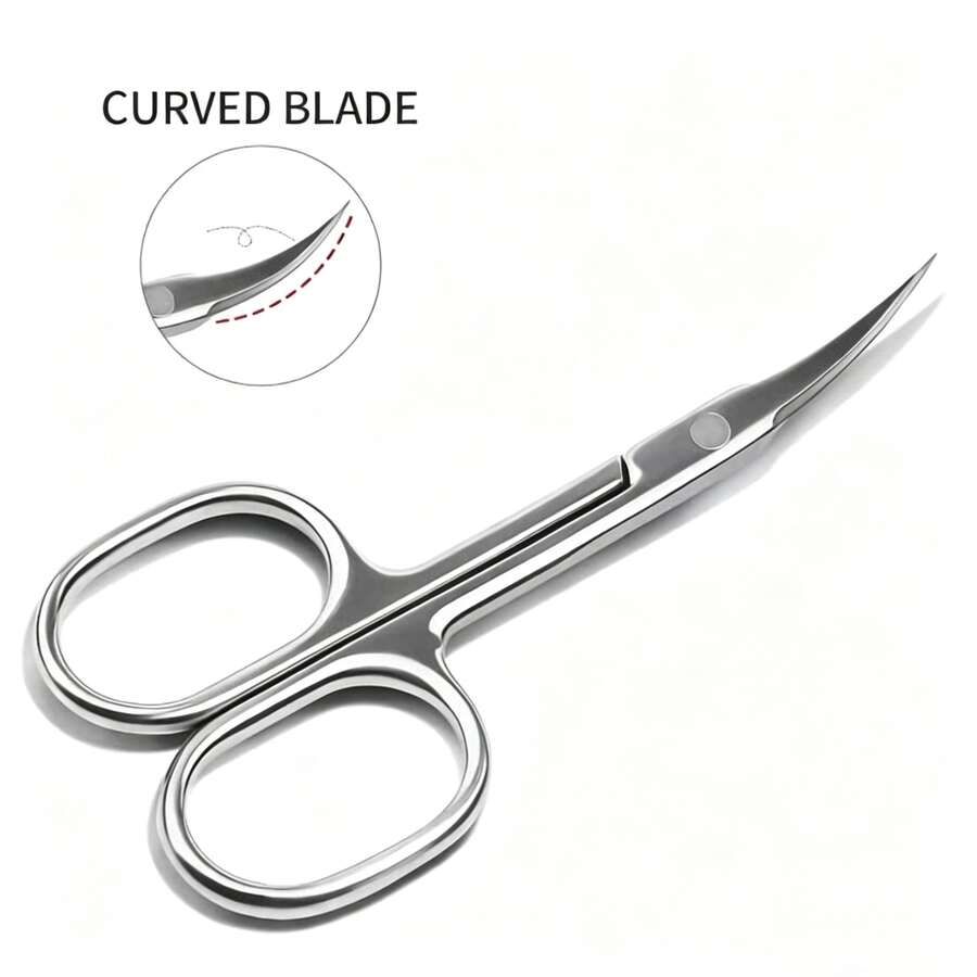 Stainless Steel Cuticle Trimmer Nail Clipper Dead Skin Remover Nail Care Tool - Silver - View 1