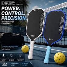 Unisex Pickleball Paddle, Carbon Fiber Honeycomb Core, 16mm Thick, Comfortable Grip, Lightweight, USAP Certified, Includes Paddle Cover - Blue - View 5
