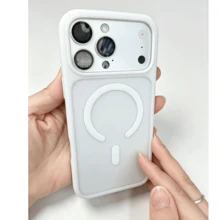 Kit Pengganti Warna Ponsel Putih (Stiker Belakang Lembut + Film Lensa + Casing Ponsel Tekstur Matte), Kompatibel dengan iPhone 13Pro/14Pro/15Pro/16 Pro Max, Membantu Meningkatkan Tampilan Ponsel Menjadi 18 Pro/18 Pro Max, Perlindungan Penuh, Tekstur Matte yang Keren - Putih - View 8