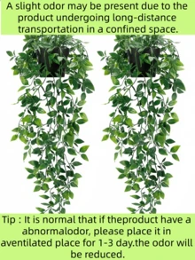 6/2/1 人造吊掛植物｜人造植物與仿真花吊飾，DIY花牆用小型人造花盆，優雅裝飾花盆/花瓶，適合居家、婚禮與生日佈置，理想的春夏戶外及露台裝飾，派對禮物，秋季裝飾，婚禮裝飾/假植/人造花/秋季裝飾/人造植物/假植，適用於聖誕節、萬聖節、教師節禮物/小型人造植物 - 綠色 - 查看 11