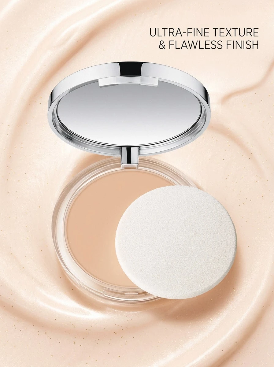 Clinique Almost Powder Makeup Broad Spectrum SPF 18 03 Light 0.35oz/10g – Powder Foundation, SPF 18 Sun Protection, For Women With Oily Skin, 03 Light, Minerals, Suitable For Daily Makeup Routine - 03 Light - View 1