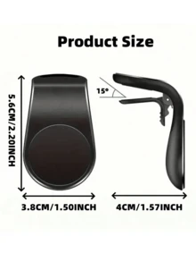 Car Air Vent Mini Magnetic Phone Holder, Universal Multi-Function Phone Navigation Mount, Car Dashboard Mount, Detachable Easy Installation, 360° Adjustable, Super Strong Magnetic Force, High Stability, Suitable For All Smartphones, Perfect Gift For Family And Friends, Car Accessories, Car Phone Holder - Multicolor - View 8