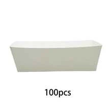 10/20/50pcs Sage Green Food Boxes, French Fries Boxes, Popcorn Boxes, Snack Boxes, Disposable Paper Food Containers, Corn Chip Boat Shape, Suitable For Birthday Party Decor, Movie Night, Also Suitable For Lunch, Baked Goods, Burger Shop And More - Green - View 8