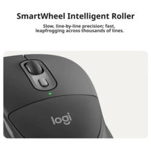 Logitech M850L Wireless Office Mouse, Contoured Design, Soft Palm Rest, Quiet-Click, Long Battery Life, Multi-Device Switching, Compatible With Windows, MacOS, ChromeOS, Linux, IPadOS, And Android Devices - View 2