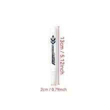 5/10pcs White Marker Pens - Neutral Ink - Suitable For Calligraphy, Labeling, Office And Art Supplies, Artistic Creation - Rectangle - View 3