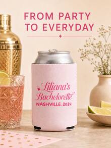 Set Minuman Kaleng Pesta untuk Satu Orang yang Disesuaikan, Selongsong Gelas dengan Nama yang Dipersonalisasi, Hadiah untuk Pengiring Pengantin, Set Minuman untuk Perjalanan, Set Hadiah Kaleng Pernikahan yang Disesuaikan - MultiWarna - View 6