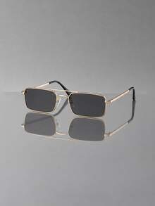 3 Pairs Fashion Small Frame Decorative Glasses Set, Metal Eyeglasses Combination, Holiday Gift - Gold - View 8