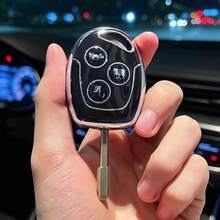汽車鑰匙保護套 適用於 新世代 New Transit 直柄舊款 Mondeo 直柄鑰匙保護套 遙控鑰匙蓋 汽車鑰匙 FOB，TPU 鑰匙殼 送禮給伴侶、母親、父親、朋友 - 單殼 - 查看 2