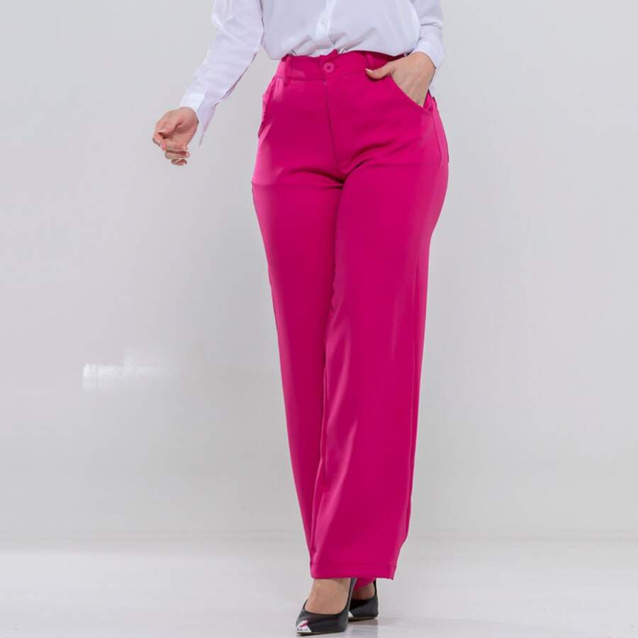 Faraya Jeans Women Pants - 粉色 - 查看 1